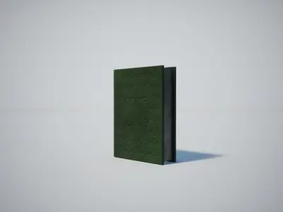 Books Medieval Low-poly 3D model