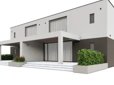 HOUSE 22 EXTERIOR 3D model Low-poly 3D model