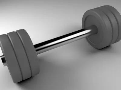 Dumbbell Gym Equipment FREE Free low-poly 3D model