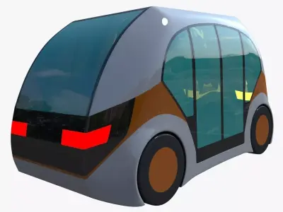 Future car II 3D model