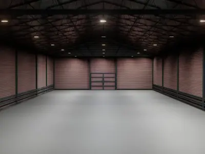 WAREHOUSE interior in the classic style 3D model