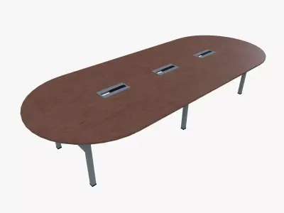 Conference Table Low-poly 3D model