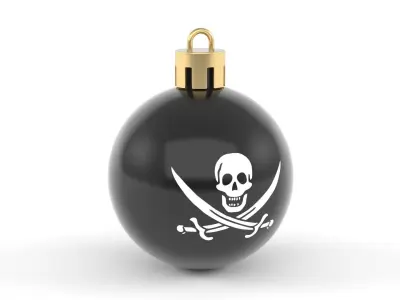 Christmas Ball 3D model 8