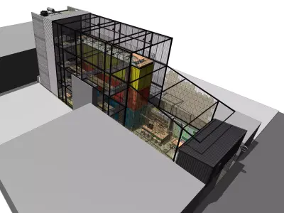 TAK Architects - Ccasa hostel 3D model