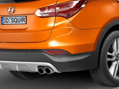 Hyundai Santa Fe Sport 2013 3D model
