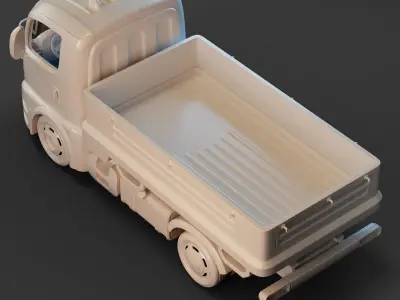 Cartoon Truck 3D model