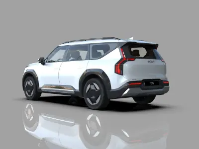 Kia EV9 2023 HQinterior 3D model