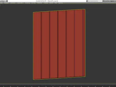 Wall Panel Decoration 3d model Low-poly 3D model