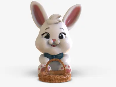 Easter Bunny 3D print model