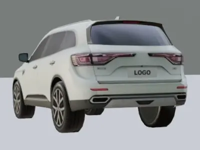 RENAULTKOREA QM6 LOWPOLY Low-poly 3D model