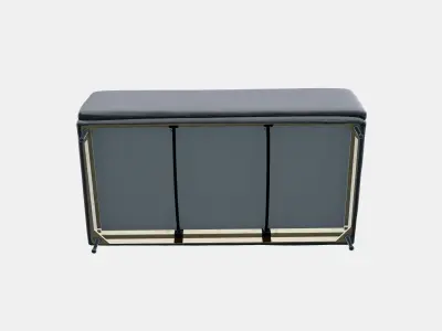 SODERHAMN 3-seat section 1 Low-poly 3D model