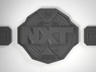 WWE NXT Womens Championship Belt 3D print model