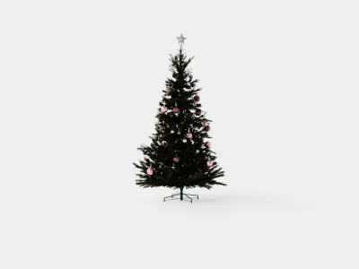 Christmas Tree Low-poly 3D model