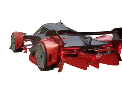 The McLaren Solus GT Low-poly 3D model