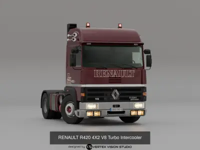 Renault Trucks R Serie pack and Cement Tanker Trailer