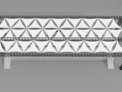 Racecourse pavilion 3D model