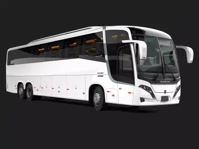 Busscar Vissta Buss 360 2022 6x2 3D model