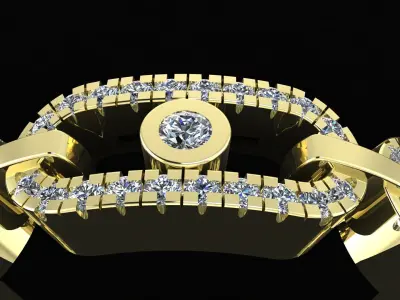 MESSIKA 3D Ring  PRINTING MODEL 3D print model