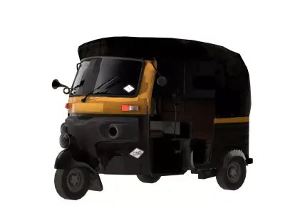 Auto Rickshaw 3D model