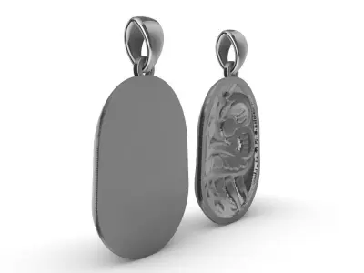 Daruma Pendant 3D print model