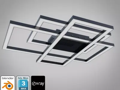 Ceiling Light 5 Low-poly 3D model