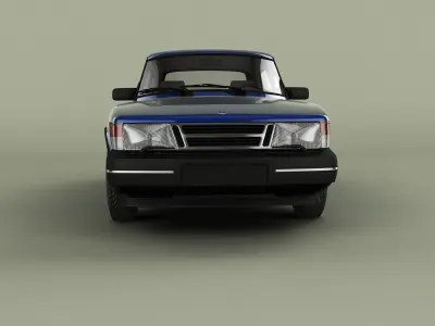 SAAB 900 3D model