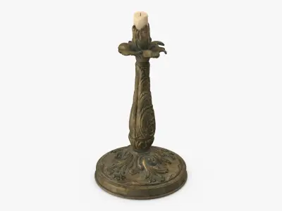 Antique Candle Holder 2 3D model