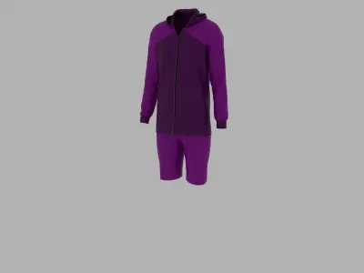 Sport Suit Low-poly 3D model 43