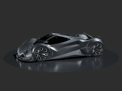 SubsultraGT Concept Car 3D model