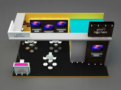 Stall Exhibition stand  3D model