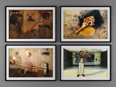 frame artwork Free 3D model