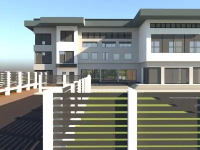 Luxury Mansion 3D model