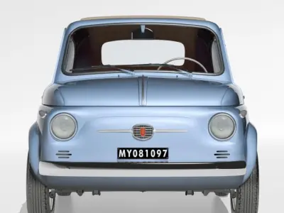 Fiat 500 Nuova 1958 3D model