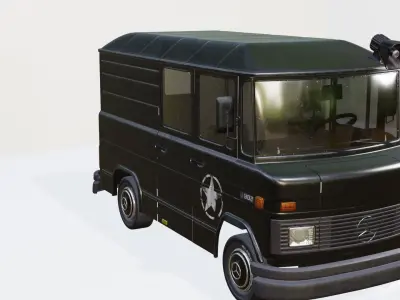 SWAT Mercedes 508 L 3D model