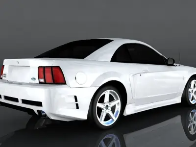 Saleen S281 Low-poly 3D model