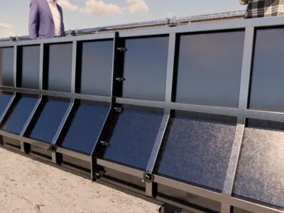 Guarda-rodas New Jersey - Forma metalica 3D model