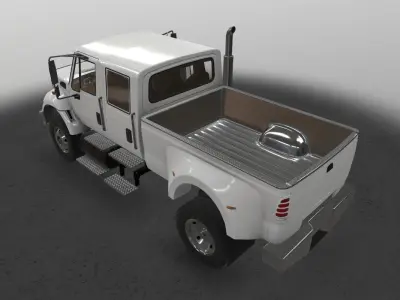 Monster Truck CXT 4x4 Low-poly 3D model