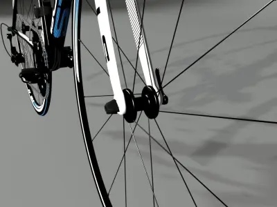 Road Bike 3D model 3D model