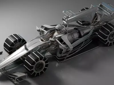 Formula 1 Car Concept 3D model