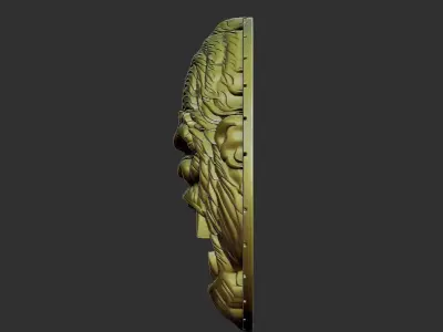Gorilla Head 3D print model