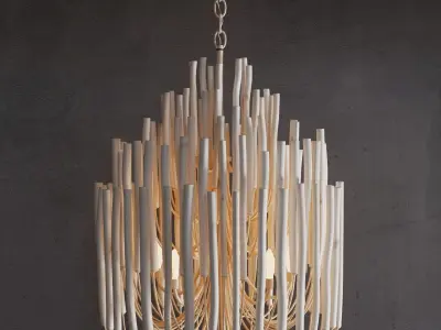Tilda Chandelier Ceiling Light by Arteriors 3D model