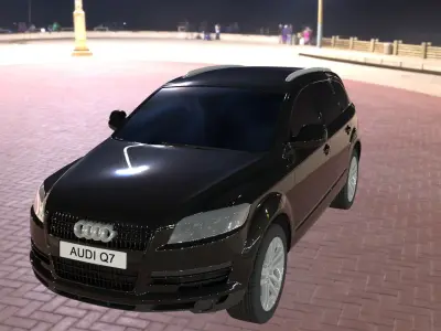 Audi Q7 Car 3D Model 3D model