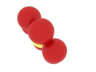 Flower Cake Pop 3D model