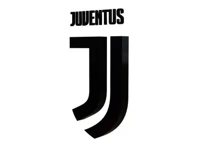 Juventus Logo 3D Low-poly 3D model