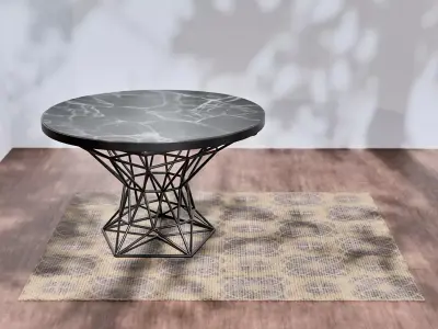 Round Table 3D model purchase