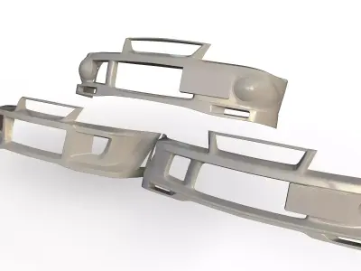 Body kit Mitsubishi Lancer VI Bumper 3D model