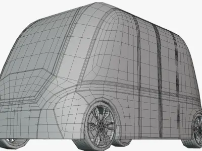 Minibus generic V 3D model