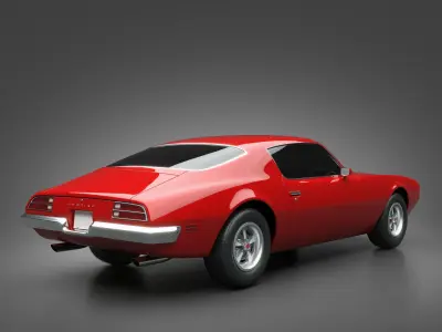 1970 Pontiac Firebird 3D model