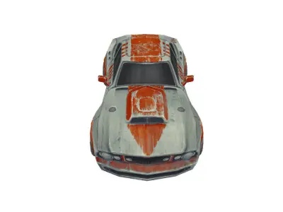Car Set  - Low Poly Hand Painted Low-poly 3D model