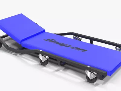 Car Creeper Blue JCW65R Low-poly 3D model